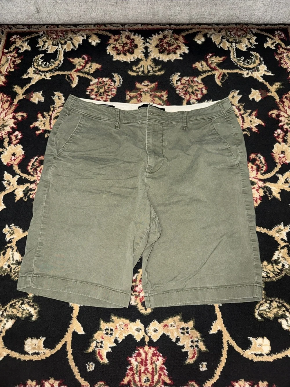 Men's Hollister Olive Green Casual Shorts